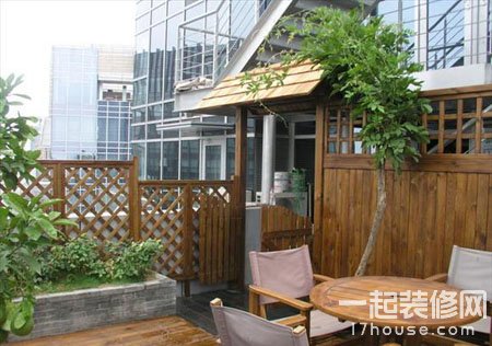 古香气韵的屋顶花园图片
